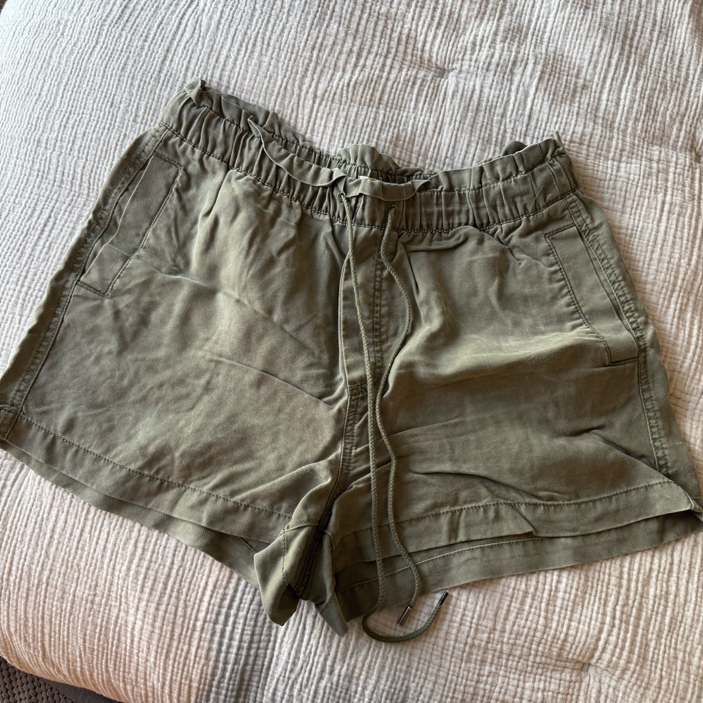 LOFT Sage Green Relaxed Shorts